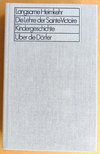 Peter handke langsame - peter, "langsame