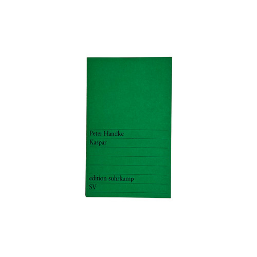 Kaspar handke - kaspar, /